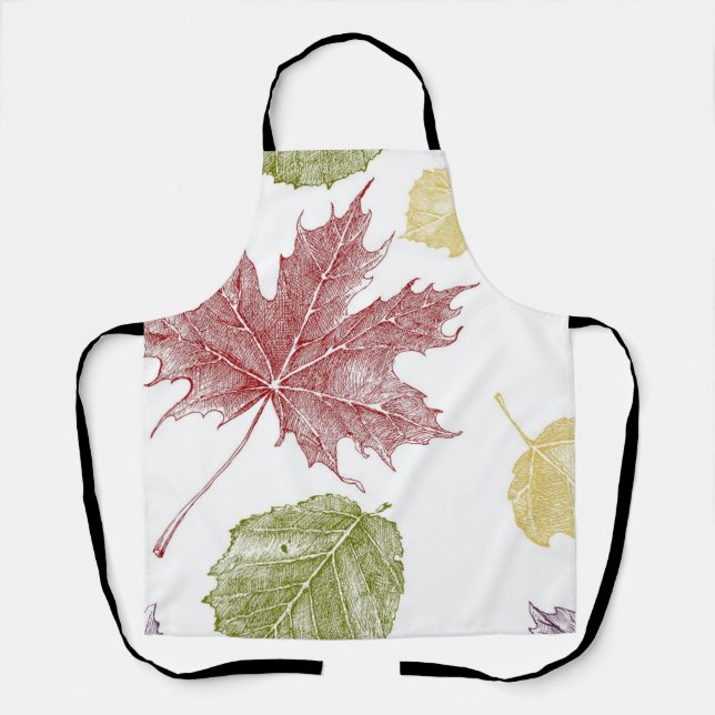 Tablier Motif automne (Recto)