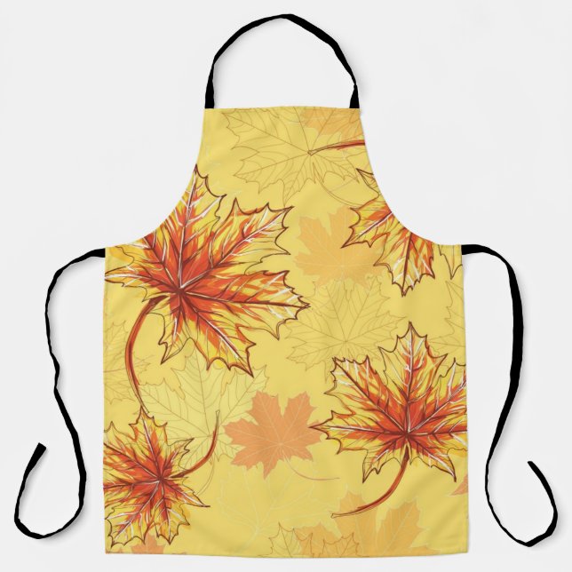 Tablier Motif automne (Recto)
