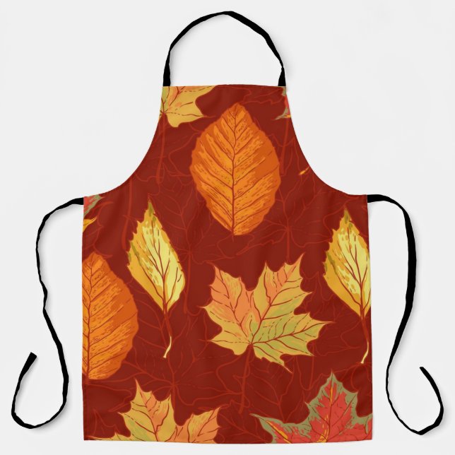 Tablier Motif automne (Recto)