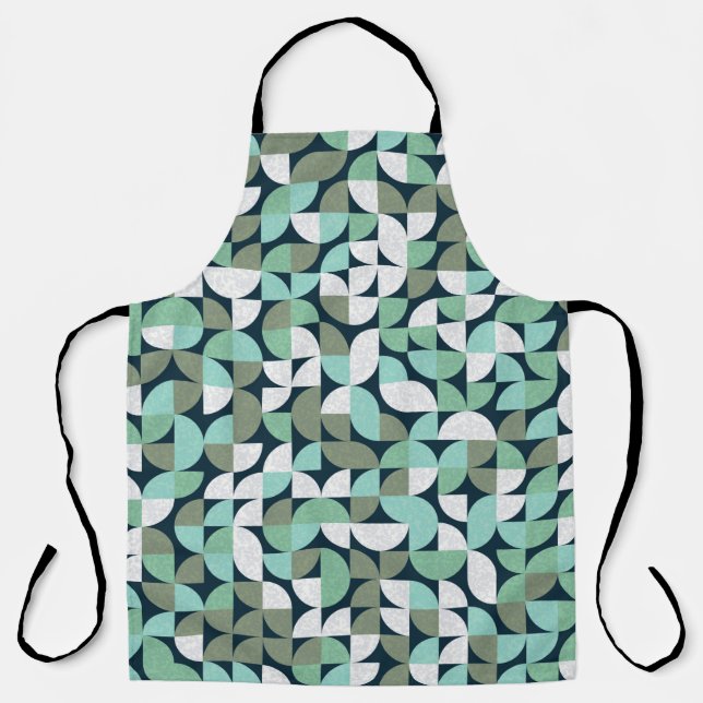Tablier Motif avec triangles de couleur aléatoire Générati (Recto)