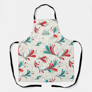 Tablier Motif blanc et blanc blanc et blanc (2)
