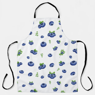 Tablier Motif Blueberry