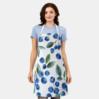 Tablier Motif Blueberry