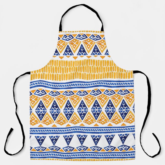 Tablier Motif bohème sans aquarelle (Recto)