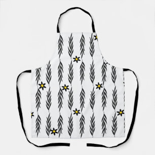 Tablier Motif botanique moderne sans couture floral minima