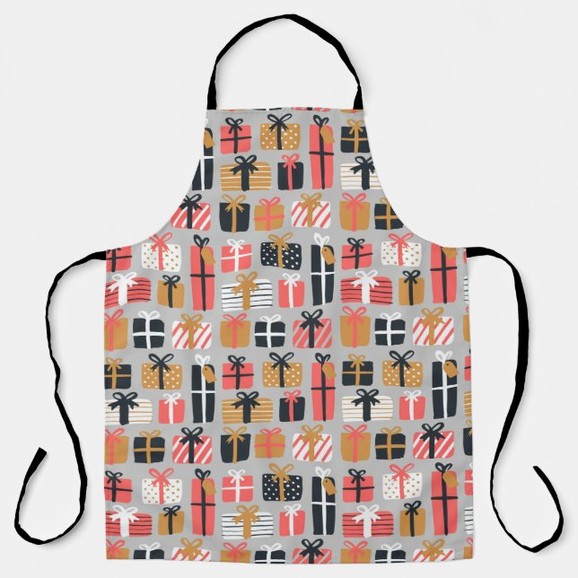 Tablier Motif cadeau de Noël (Recto)