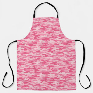 Tablier Motif camouflage rose féminin