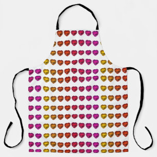 Tablier Motif Coeur coloré - Amusant & Conception Joueuse