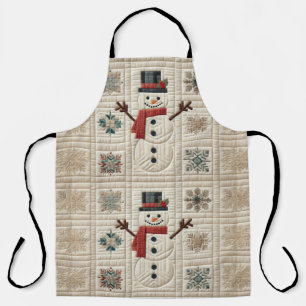 Tablier Motif courbé de Snowman