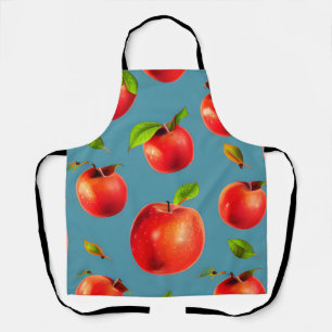 Tablier Motif Crisp Red Apples