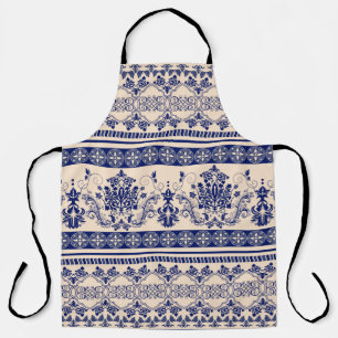 Tablier Motif damassé sans couture, papier peint classique
