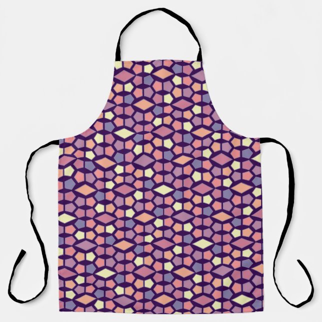 Tablier Motif Dawn Hexagon (Recto)