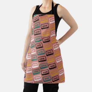 Tablier Motif de bande de cassette