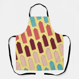 Tablier Motif de Bouteille de Peinture en Spray