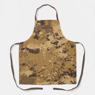 Tablier Motif de Camouflage Brown du désert