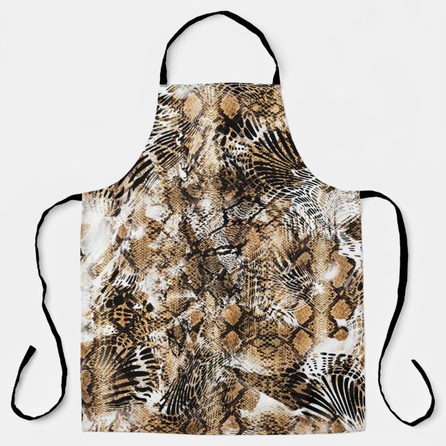 Tablier Motif de camouflage coloré Leopard Zebra (Recto)