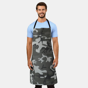 Tablier Motif de Camouflage gris, Motif militaire, Armée