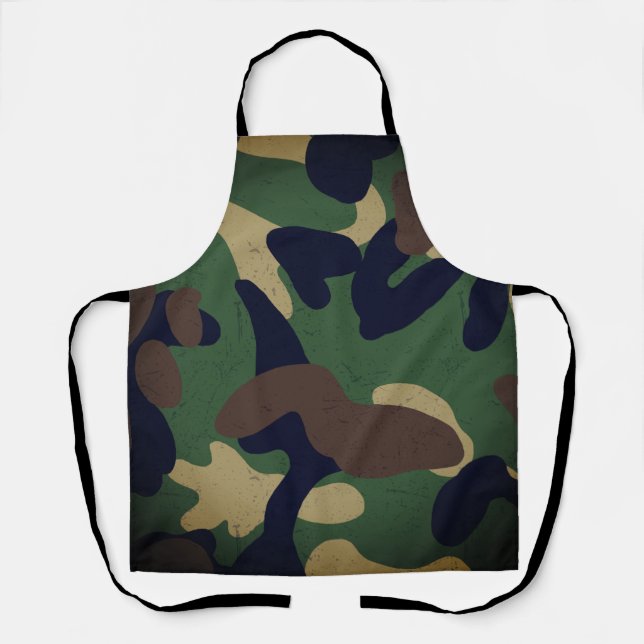 Tablier Motif de camouflage militaire classique (Recto)