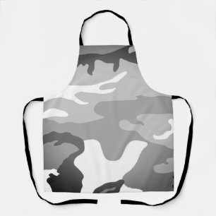 Tablier Motif de camouflage militaire urbain gris