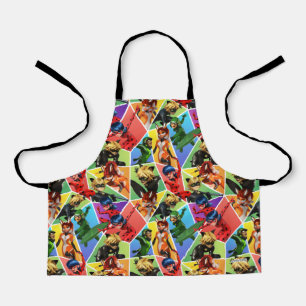 Tablier Motif de caractères couleur miquille