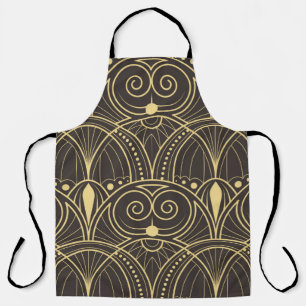 Tablier motif de carrelage géométrique moderne vintage. li