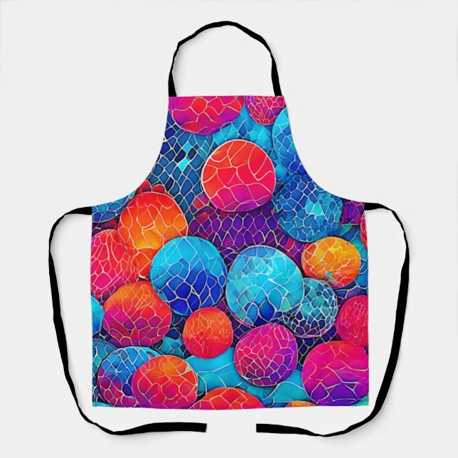 Tablier Motif de cercle vibrant (Recto)