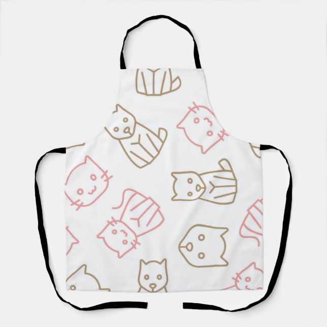 Tablier Motif de chat (Recto)
