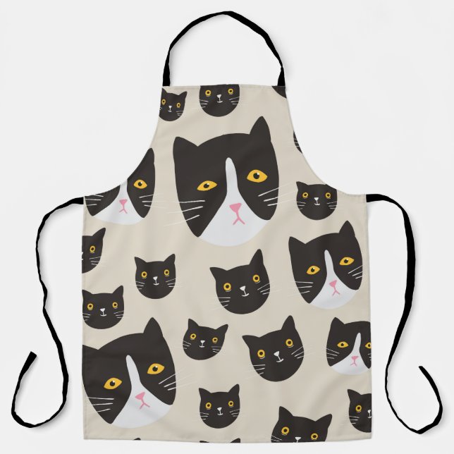 Tablier Motif de chat sans joint/ (Recto)