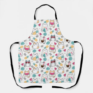 Tablier Motif de chats mignons d'été