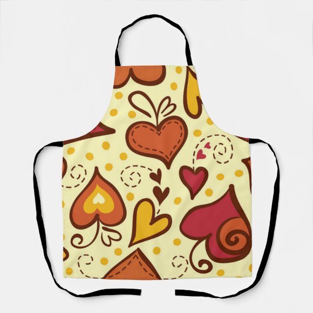 Tablier Motif de coeur (Recto)