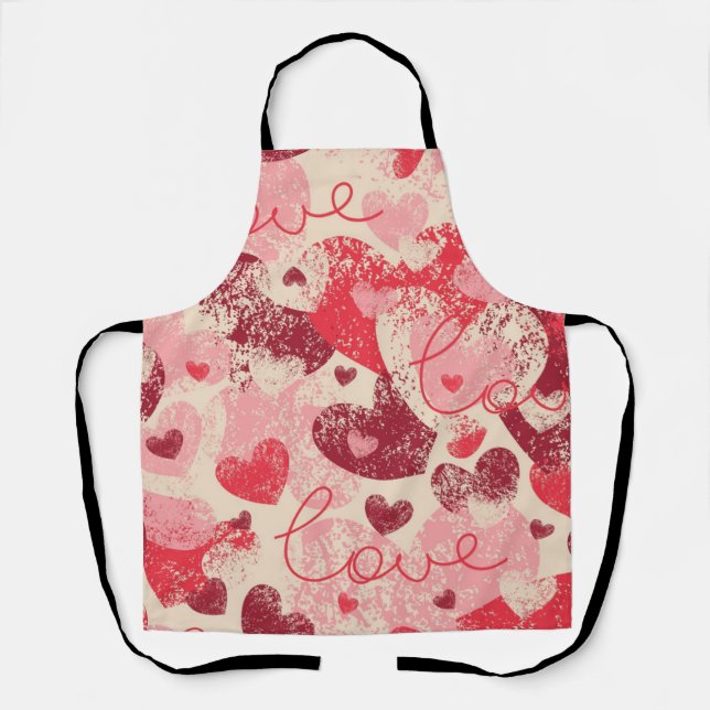 Tablier Motif de coeur (Recto)