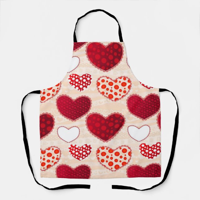 Tablier Motif de coeur (Recto)