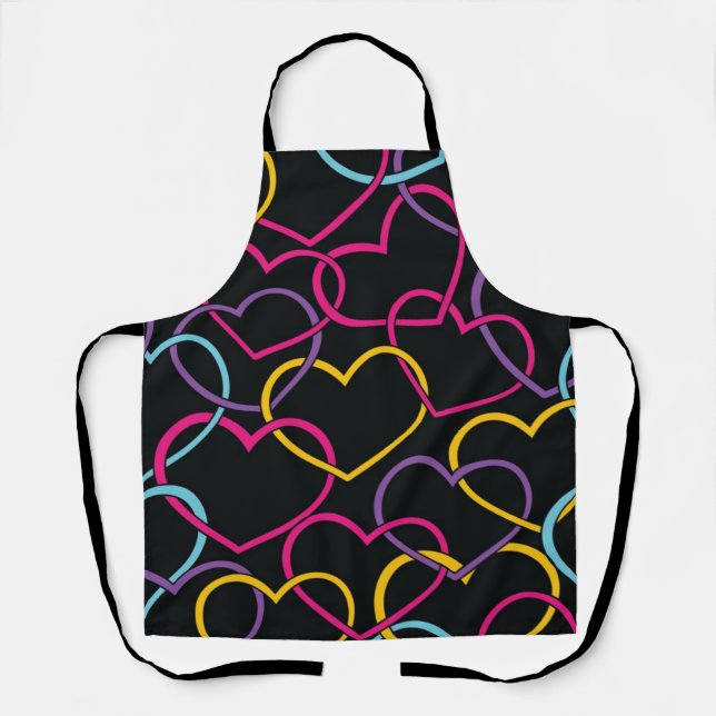 Tablier Motif de coeur (Recto)