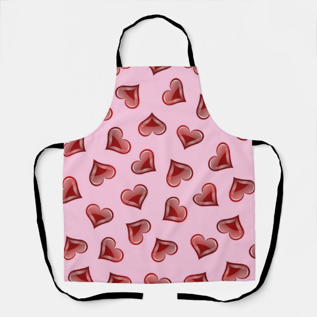 Tablier Motif de coeur (Recto)
