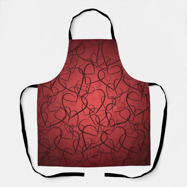 Tablier Motif de coeur (Recto)