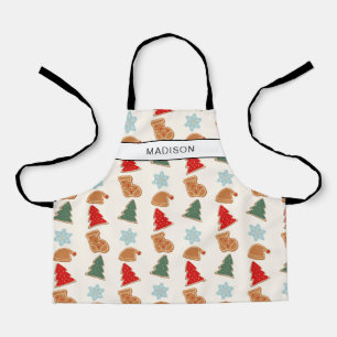 Tablier Motif de cookies colorés mignons Noël Enfants
