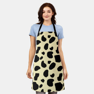 Tablier Motif de couleur de peau de vache animale