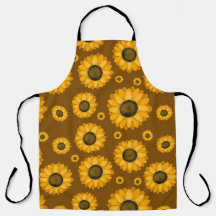 Motif de cuisine Tournesol Chaud