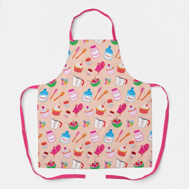 Tablier Motif de cuisson de friandises (Recto)