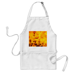 Tablier Motif de Feu et de Flammes