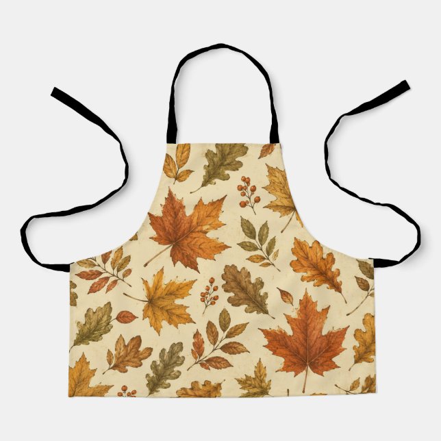 Tablier Motif de feuilles d'automne | Feuillage d'automne  (Recto)