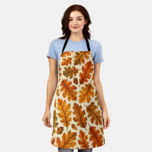 Tablier Motif de feuilles de chêne d'automne Esthétique