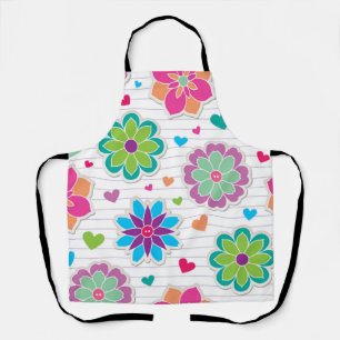 Tablier Motif de fleurs
