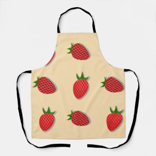Tablier Motif de fraises pour les fruits à l'été bonnes vi