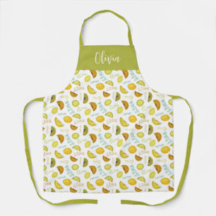 Tablier Motif de fruits d'agrumes citron et lime