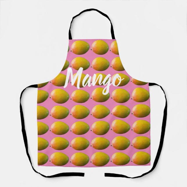 Tablier Motif de fruits de mangue pour végétarien et végét (Recto)