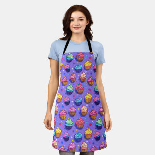 Tablier Motif de gâteau amusant givré : Boulangerie fantai