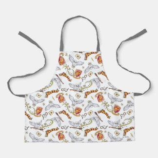 Tablier Motif de Hedwig en aquarelle GRYFFINDOR™