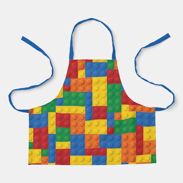 Tablier Motif de la construction de jouets pour enfants (Recto)