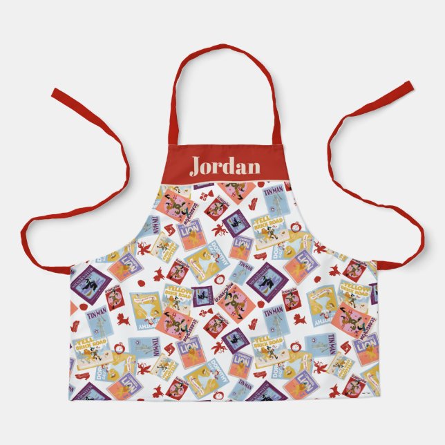 Tablier Motif de lancer avec impression de personnage du M (Recto)
